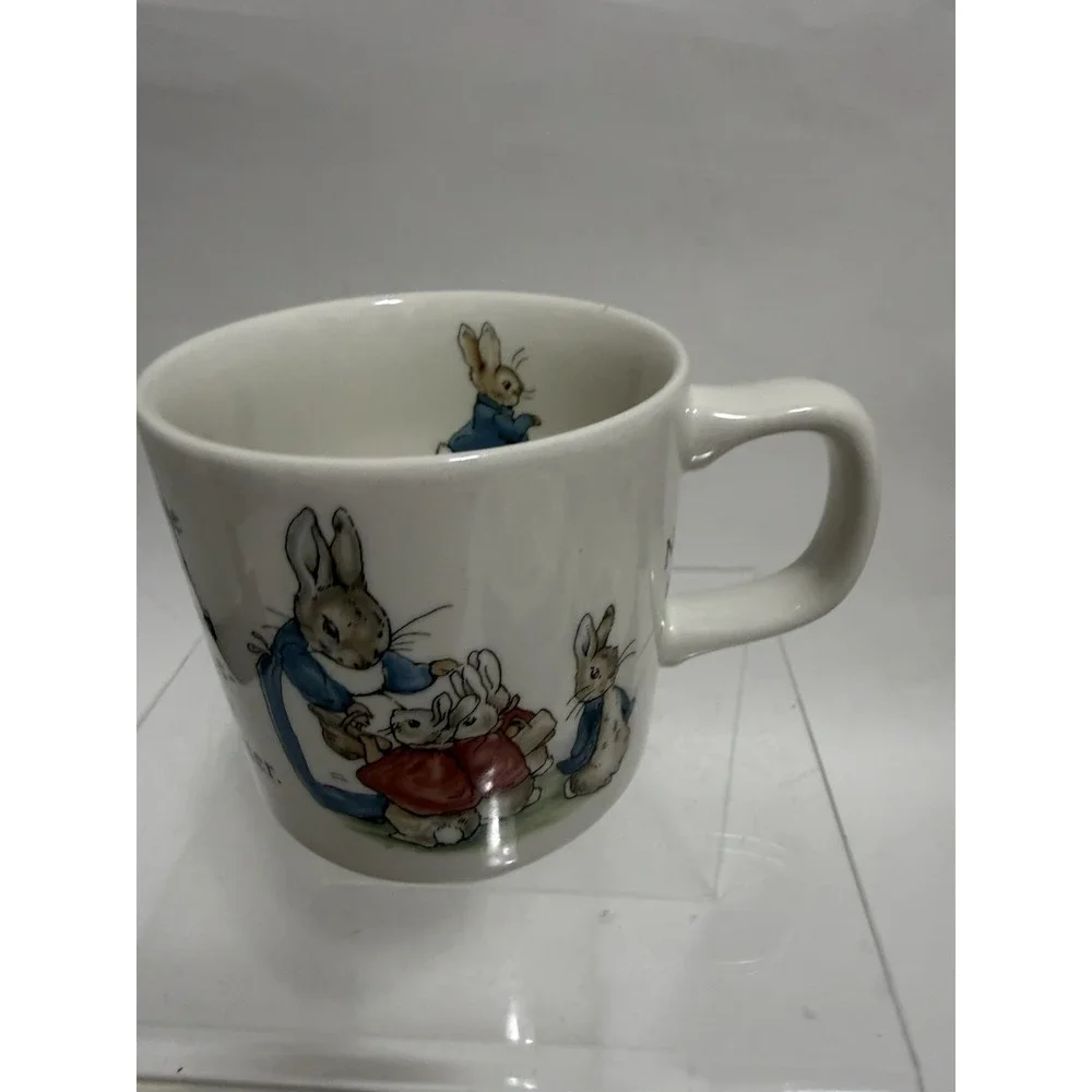 Wedgwood Peter Rabbit Nursery Set Cup Bowl Plate Beatrix Potter Made in England